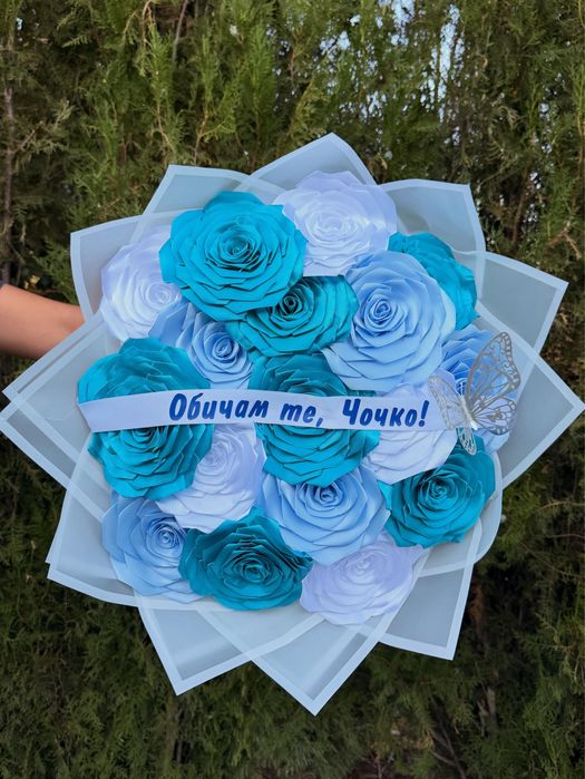 Ръчно изработени изкуствени букети-красиви и дълготрайни