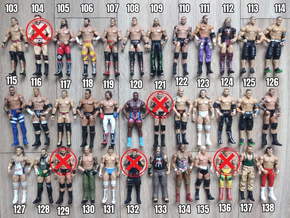 Екшън Фигурки WWE Кеч Pro-Wrestling Action Figures Reigns HHH Cena 2/3