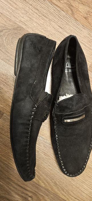 Pantofi tip mocasini din piele întoarsă mărimea 42