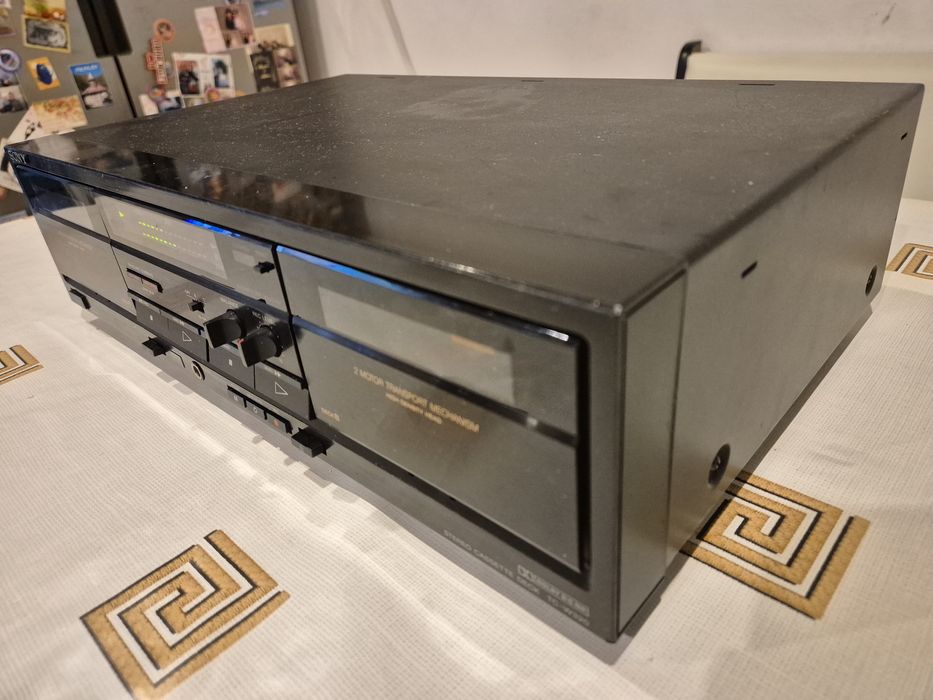 Casetofon SONY TC W 320.  Made in Japan – Revizie Completă, Curele Noi