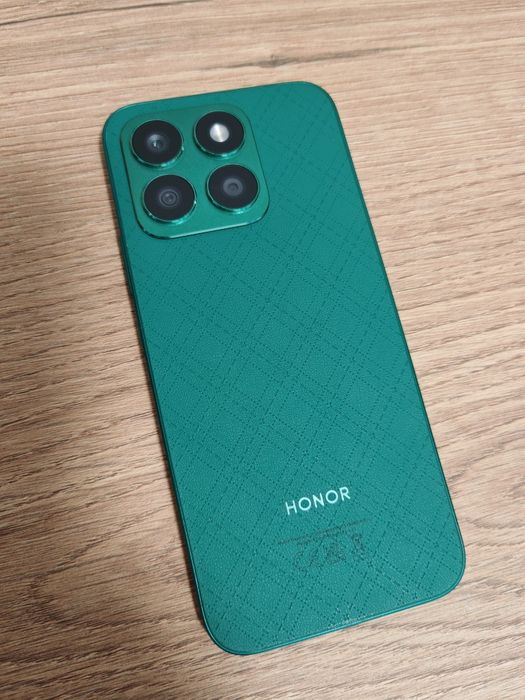 Honor X8b кожен зелен гръб