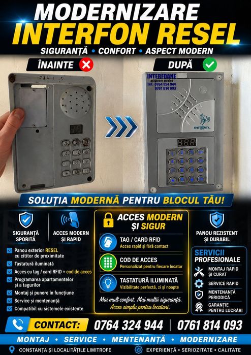Interfon electra Constanța