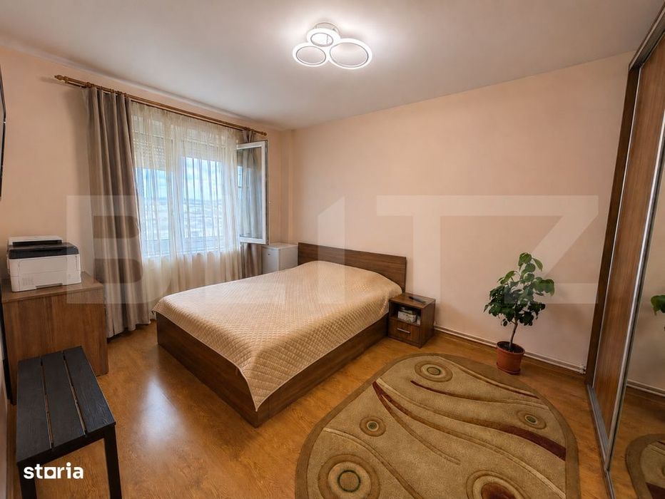 Apartament cu 3 camere, 78 mp, mobilat, zona Unirii