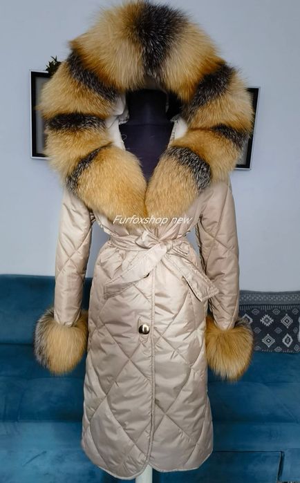 Geaca cu blana naturala