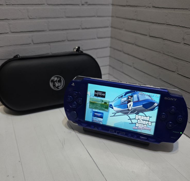 Легенда PSP Fat синяя прошитая
