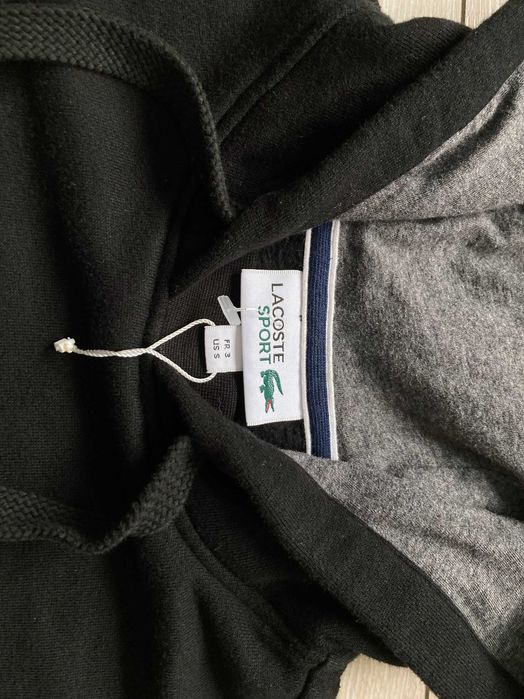 Lacoste SPORT hooded sweater мъжки черен суитчър суичър размер S