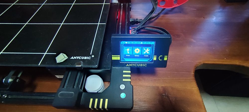 Anycubic Chiron 3D принтер - отлично състояние + аксесоари