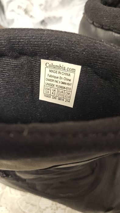 Сапоги Columbia оригинал 37р.
