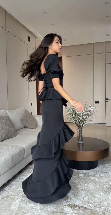 Платье Bergamo в черном цвете