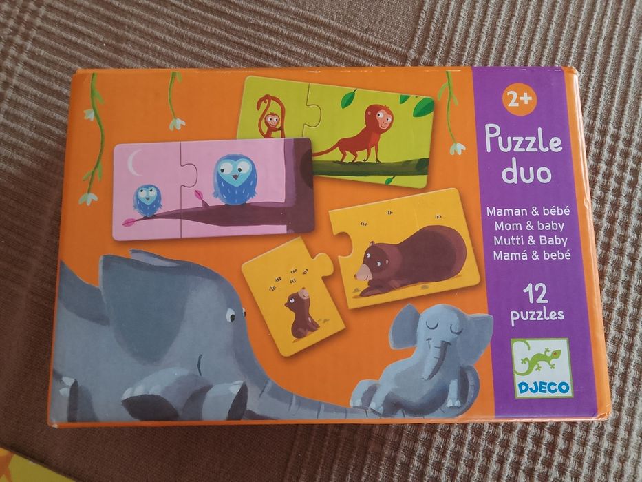 Пъзели, 2+ години, дърво