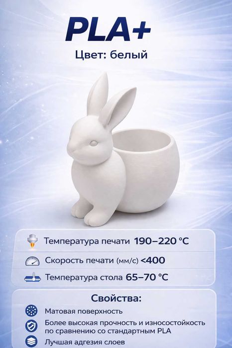 PLA+ филамент для печати на 3D принтере