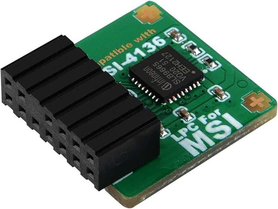 TPM LPC 14Pin модул с Infineon SLB9665 за дънна платка MSI