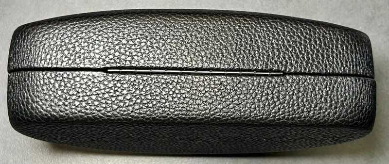 Toc ochelari - Foarte Rigid - Piele PU si Oțel - Balama cu Arc - Negru