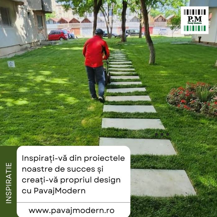 Pavaj ,Trepte beton,Dale ,Coame gard ,Placi beton,Pasi Japonezi
