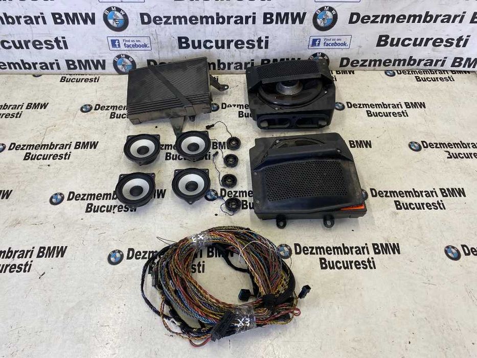 Boxa subwoofer tweeter instalatie HiFi Profesional DSP BMW X3 E83