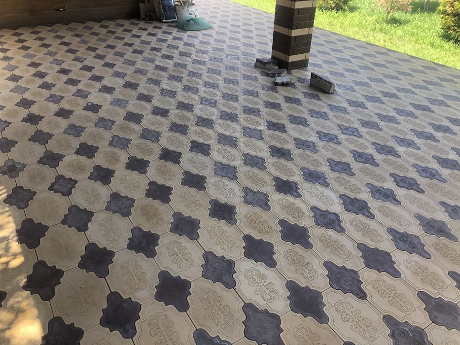 Поребрик, бордюр, брусчатка