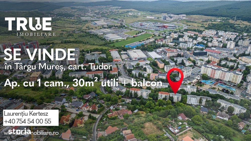 Apartament cu 1 cameră de vânzare – Cartier Tudor, Târgu Mureș
