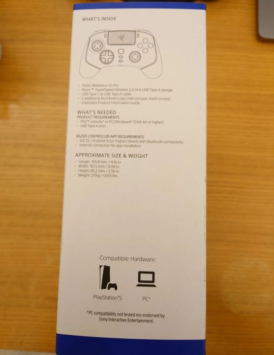 RAZER Wolverine V2 Pro контролер PS5/PC