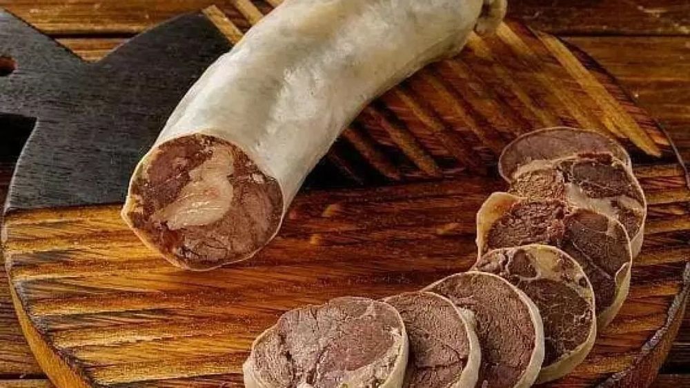 Қазы, рулет мясной