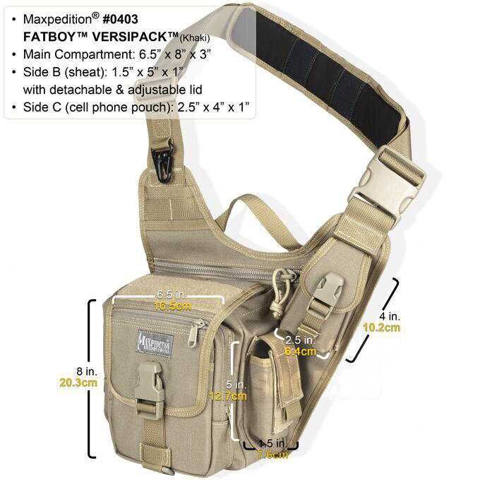 Чанта Maxpedition FATBOY VERSIPACK, Khaki