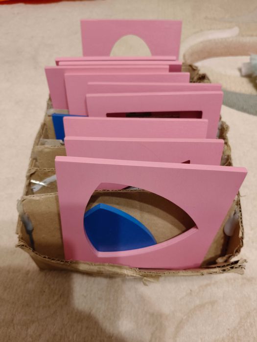 Inserturi de lemn Montessori