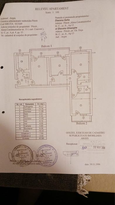 Apartament 4 camere cartier Craiovei