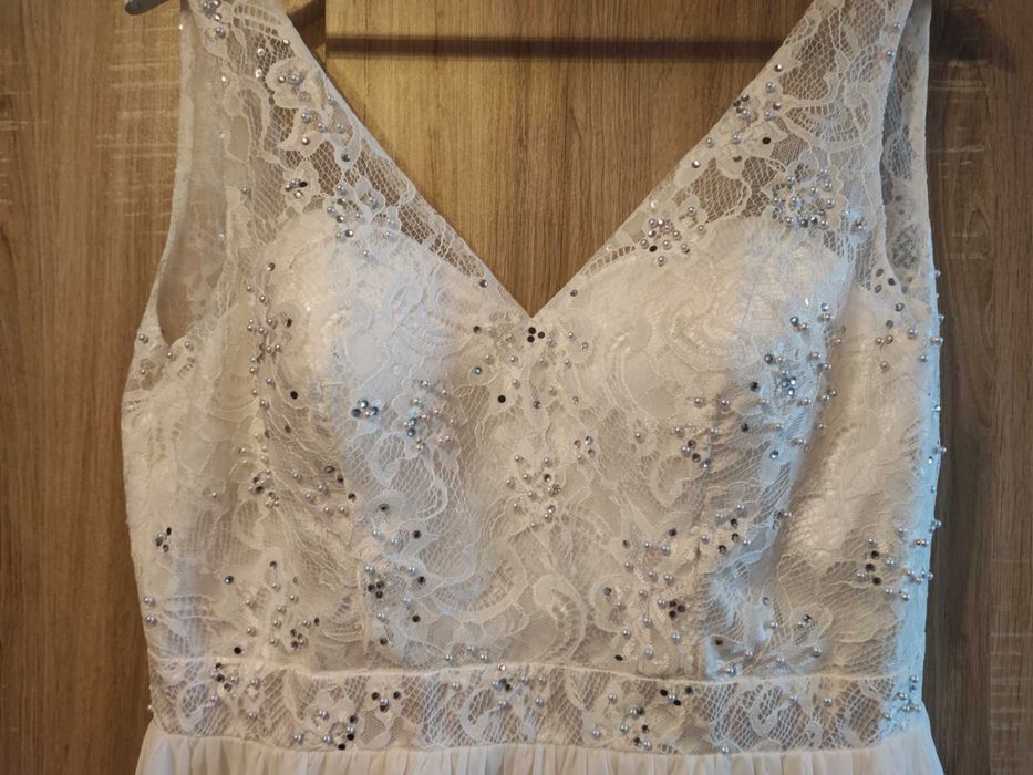 Рокля Mascara бяла размер 42