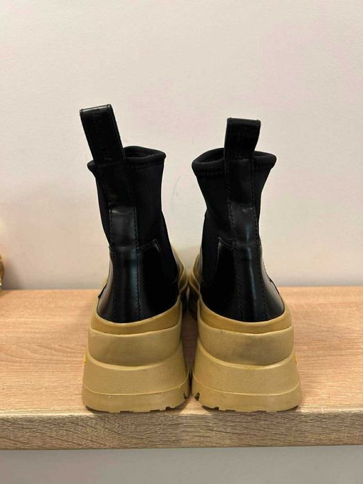 Jil Sander дамски кожени боти с Vibram подметка–№41 / 27 см, като нови