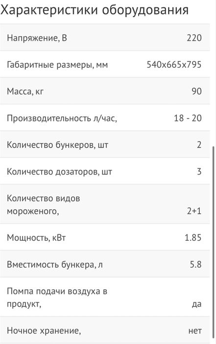 Продается фризер для мороженого HURAKAN