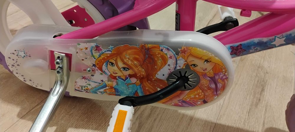 Bicicleta cu roti ajutatoare pentru copii 2-4 ani