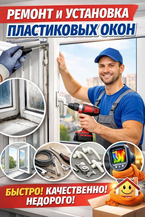 Ремонт и установка пластиковых окон