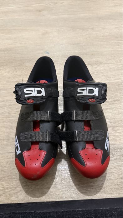 велосипедные туфли Sidi Alba 2, черные/красные, M46.5