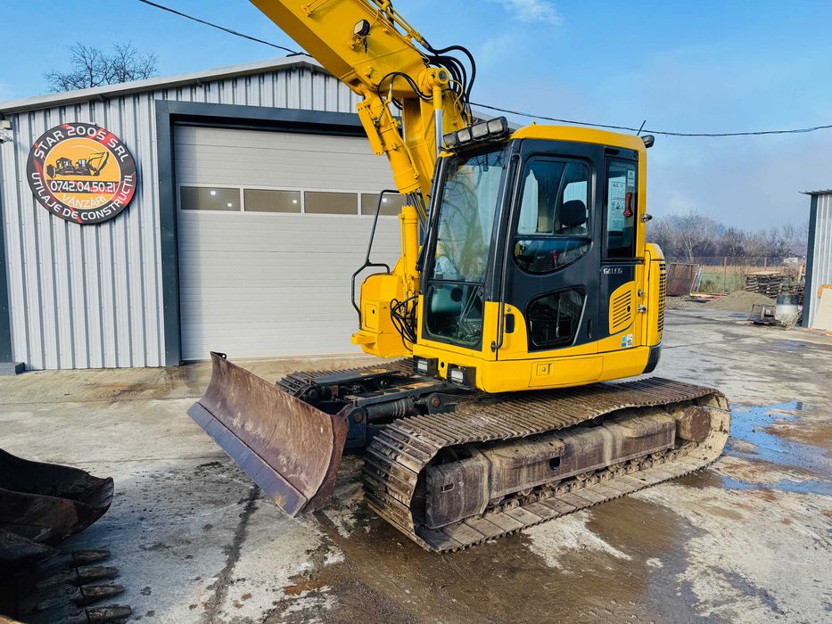 Excavator pe senile cu lama Komatsu PC 138, an 2008, 15 tone, 3 cupe !