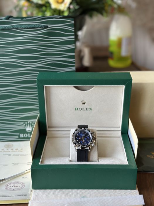Rolex Daytona Cosmograph Blue Rubber Strap 40mm