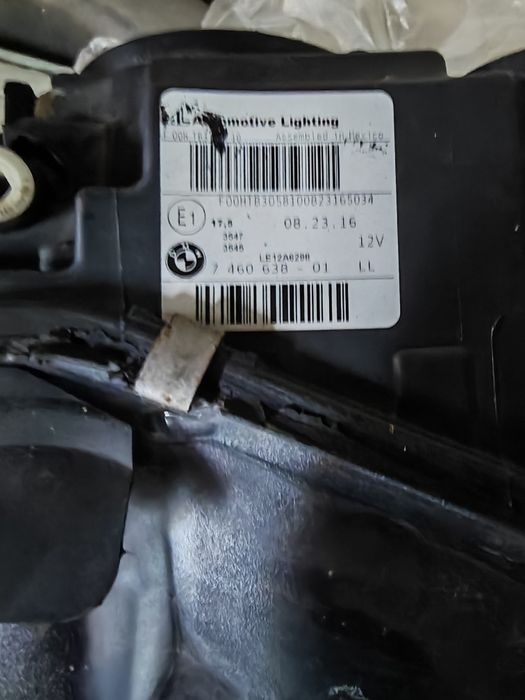 Десен фар БМВ х3/х4 ф24/ф25 завиващ