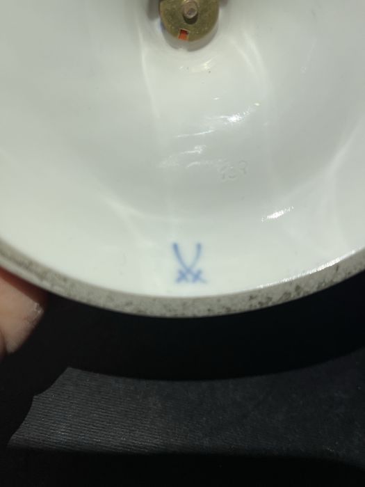 Колекционерска,порцеланова фруктиера на Meissen,Germany