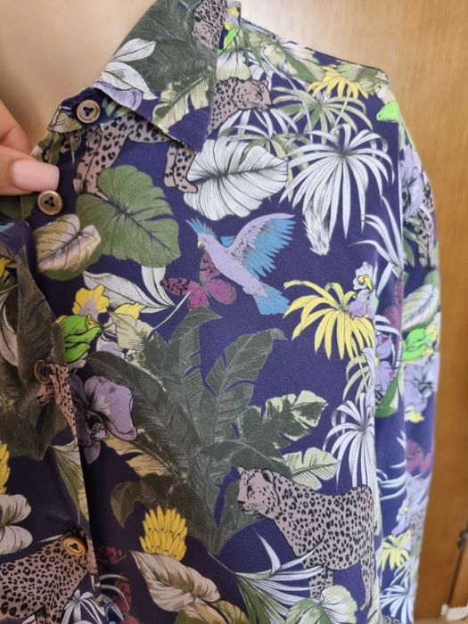 Копринена риза Van Laack,размер 40,(L)