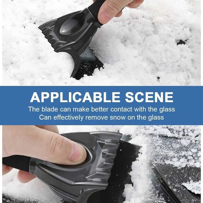 Racleta pentru gheata si zapada parbriz auto maner cu spuma 34 x 10 cm