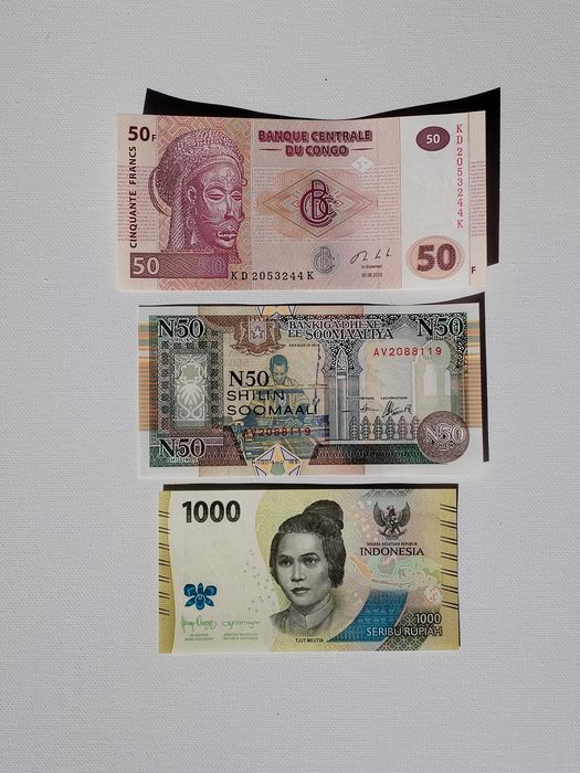 Bancnote Africa, Asia
