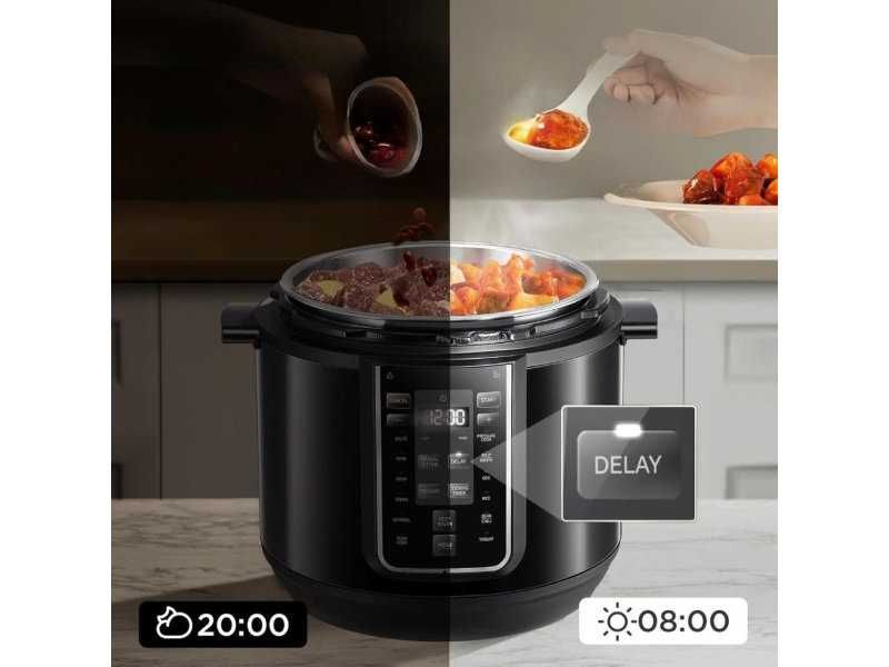 Мултикукър 9 в 1 с Таймер и 12 Програми Midea MPC802SAMK, 7.6L