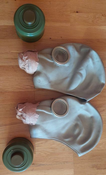 Военен противогаз с филтър-2,3,4.4