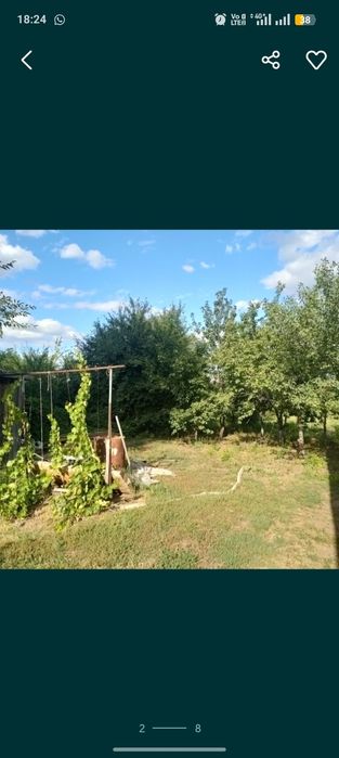 Жер 10.соток,не достроенный Дом