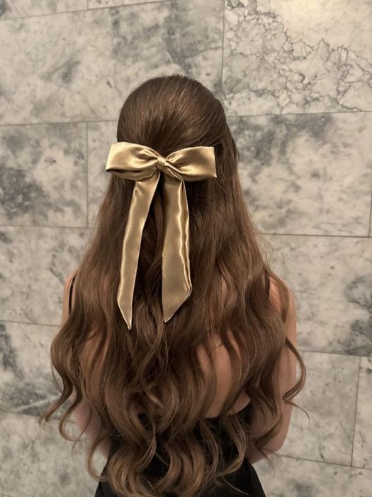 Сатенени панделки за коса