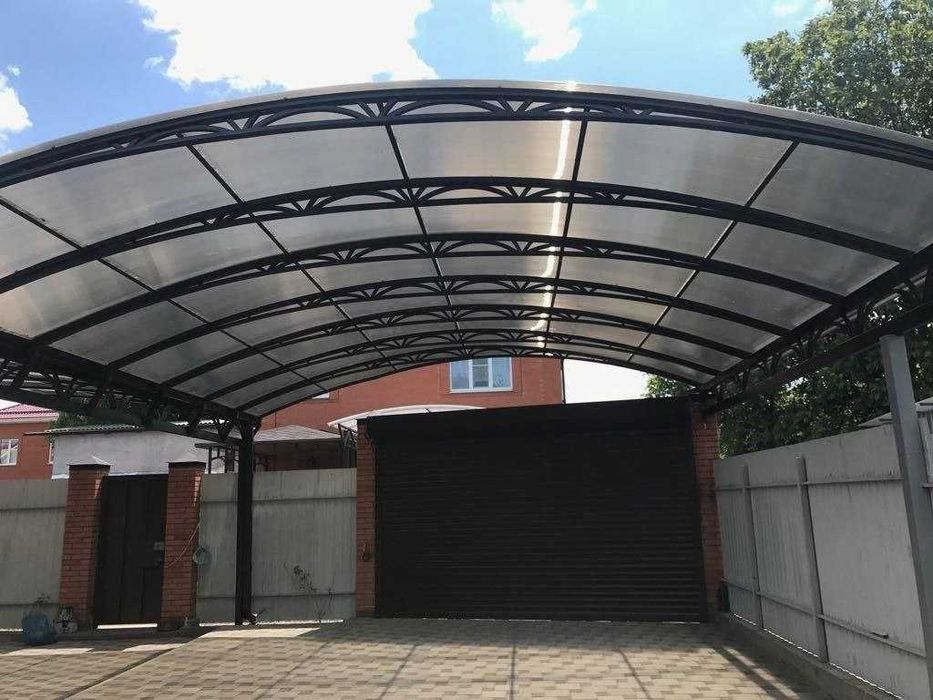 Авто навес навесы на болтах avto naves mashinaga naves hovliga naves