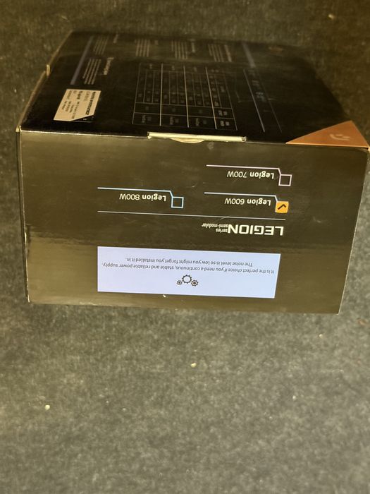 sursa PC njoy legion600w 80+ semimodulara cutie completa