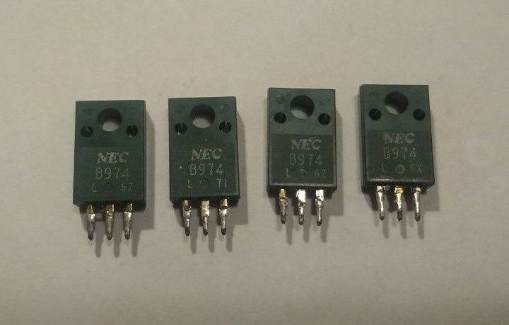 Lot de 4 tranzistori 2SB974 - originali