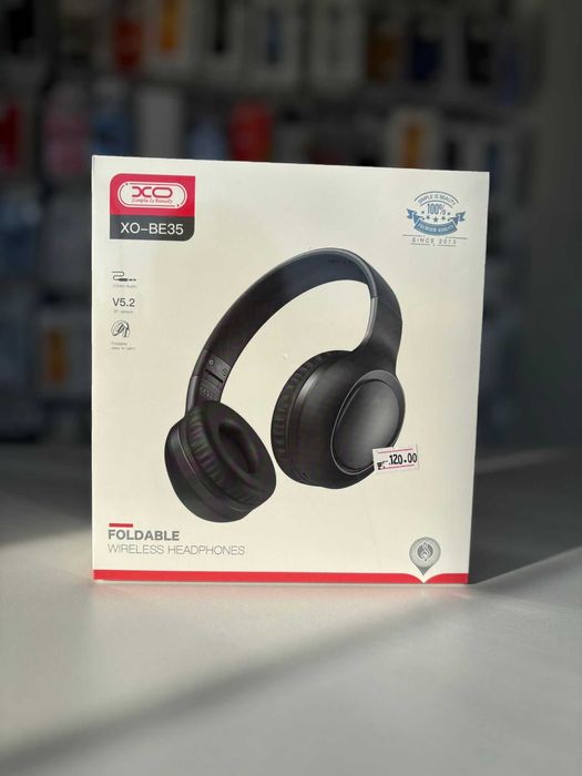 Casti Wireless, Over Ear, BT 5.2, 100h StandBy, Gaming, Elegant, Black