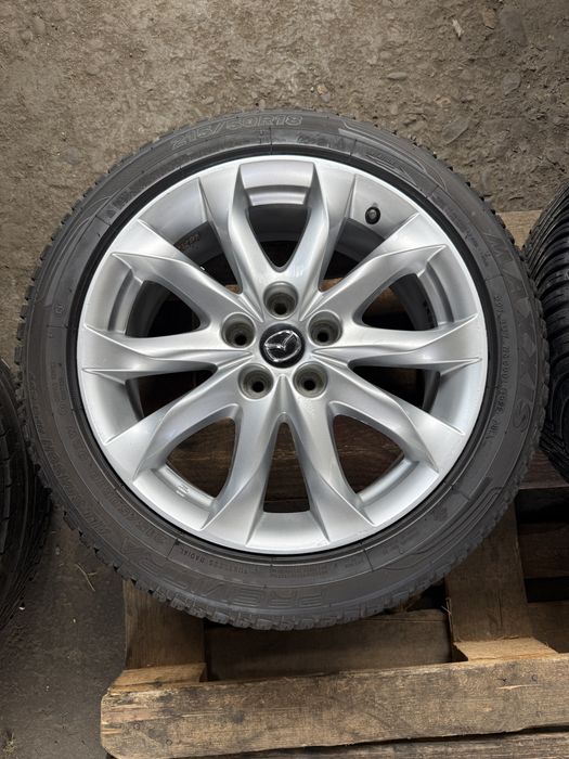 Jante originale Mazda 3, CX-3 echipate cu anvelope M+S Allseason 215/50 18