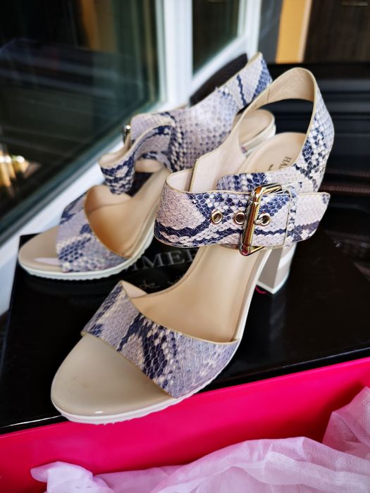 Дамски сандали марка Hammerstein със змийски принт