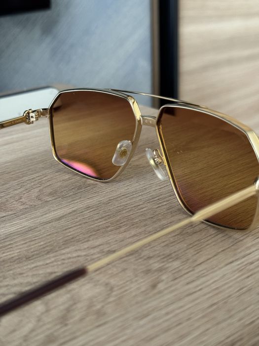 Оригинални слънчеви очила Première de Cartier / Gold & Amber